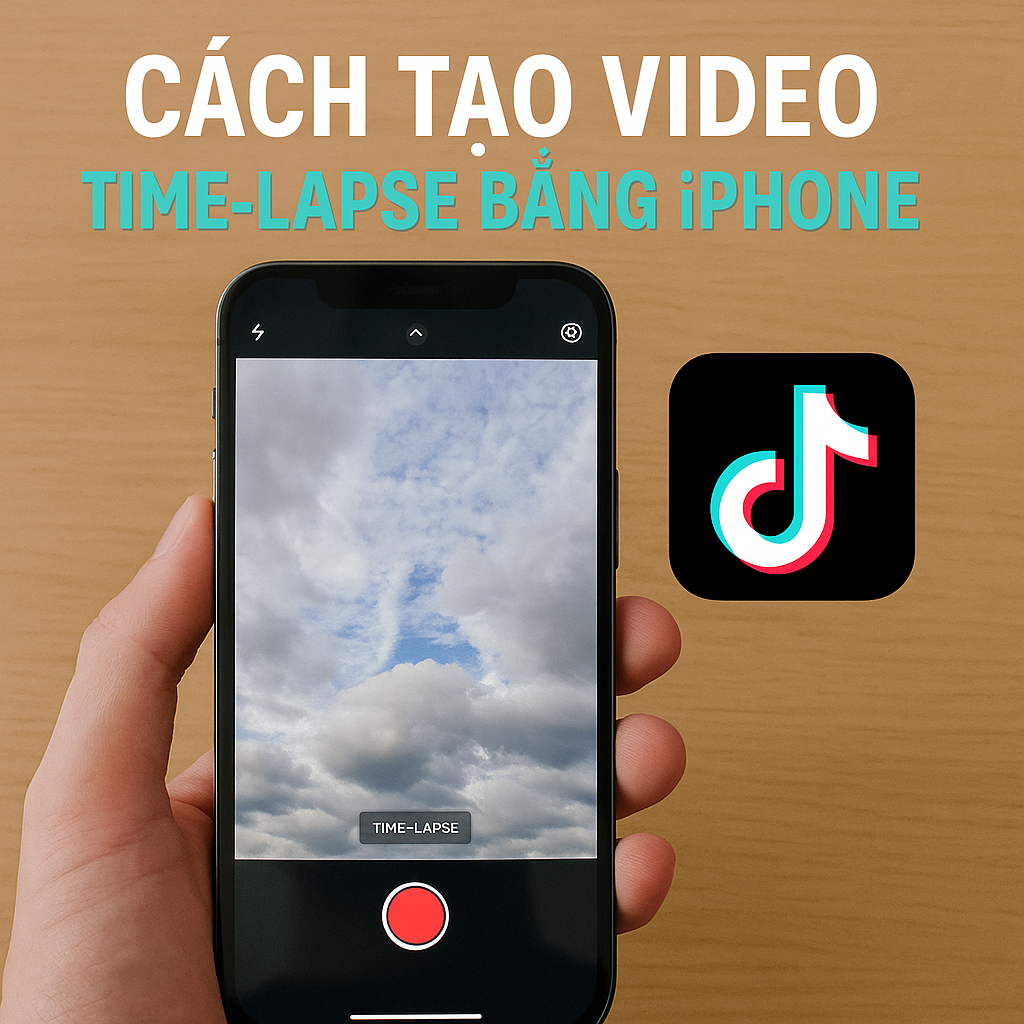 Cách tạo video TikTok dạng Time-lapse bằng iPhone