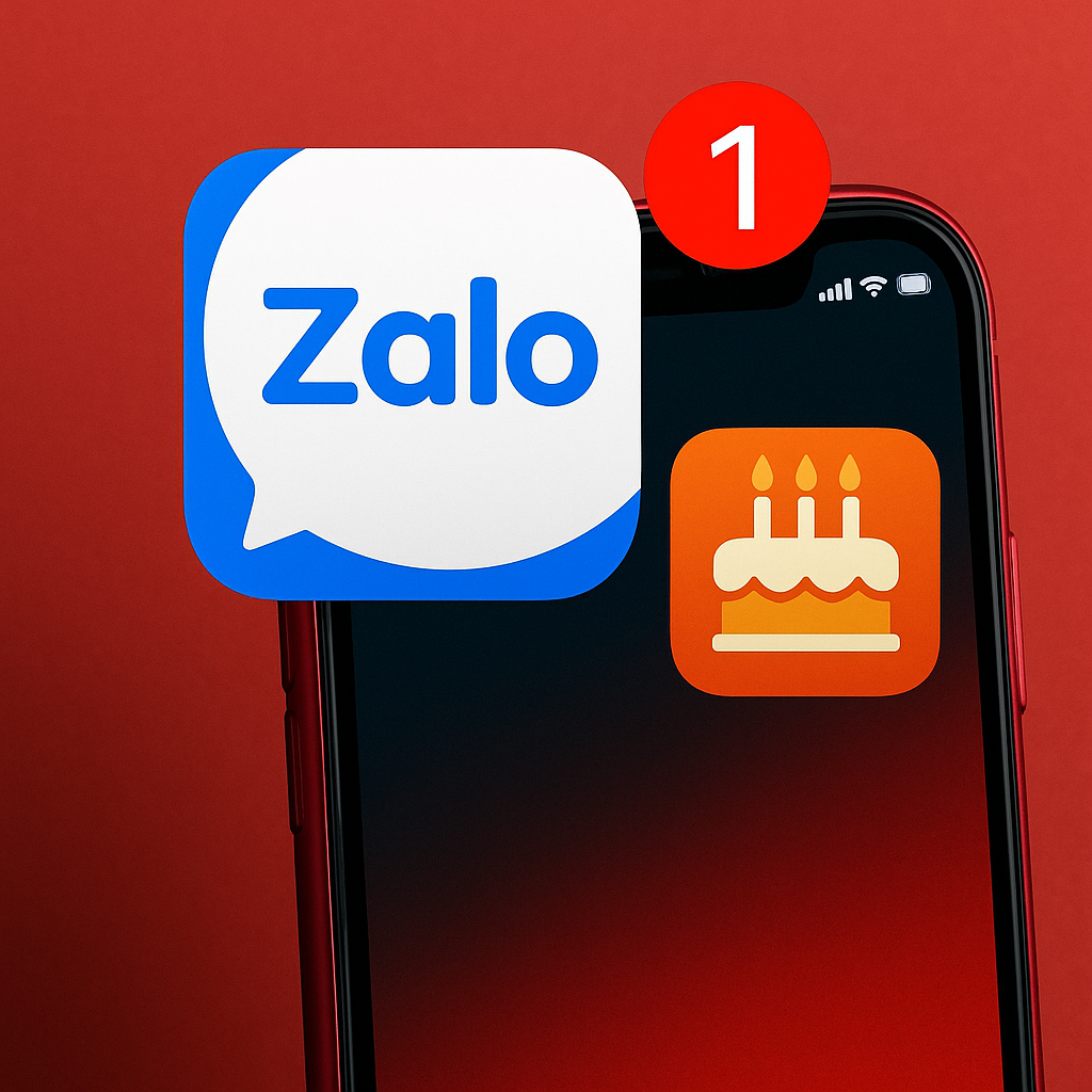 Cách tắt thông báo sinh nhật trên Zalo bằng iPhone cũ (Chi tiết 2025)
