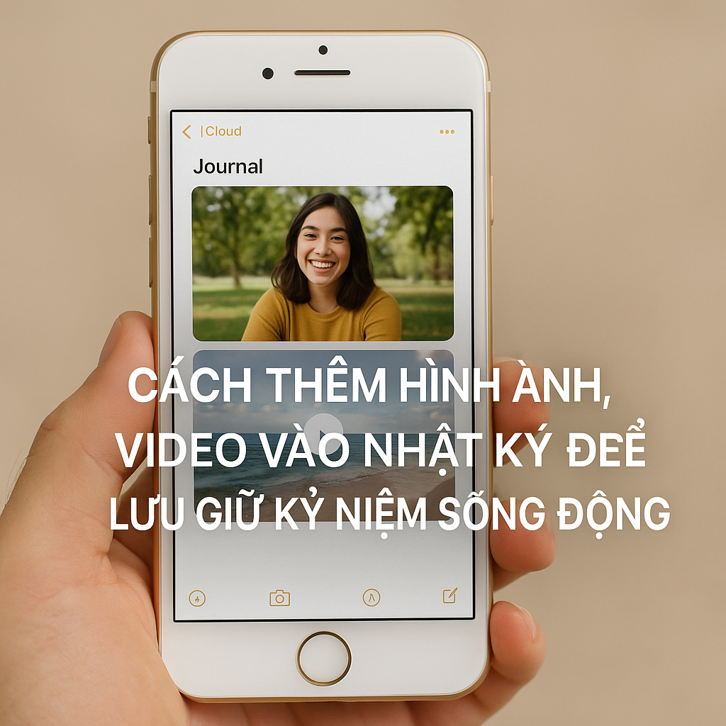 Cách thêm hình ảnh, video vào Nhật ký để lưu giữ kỷ niệm sống động
