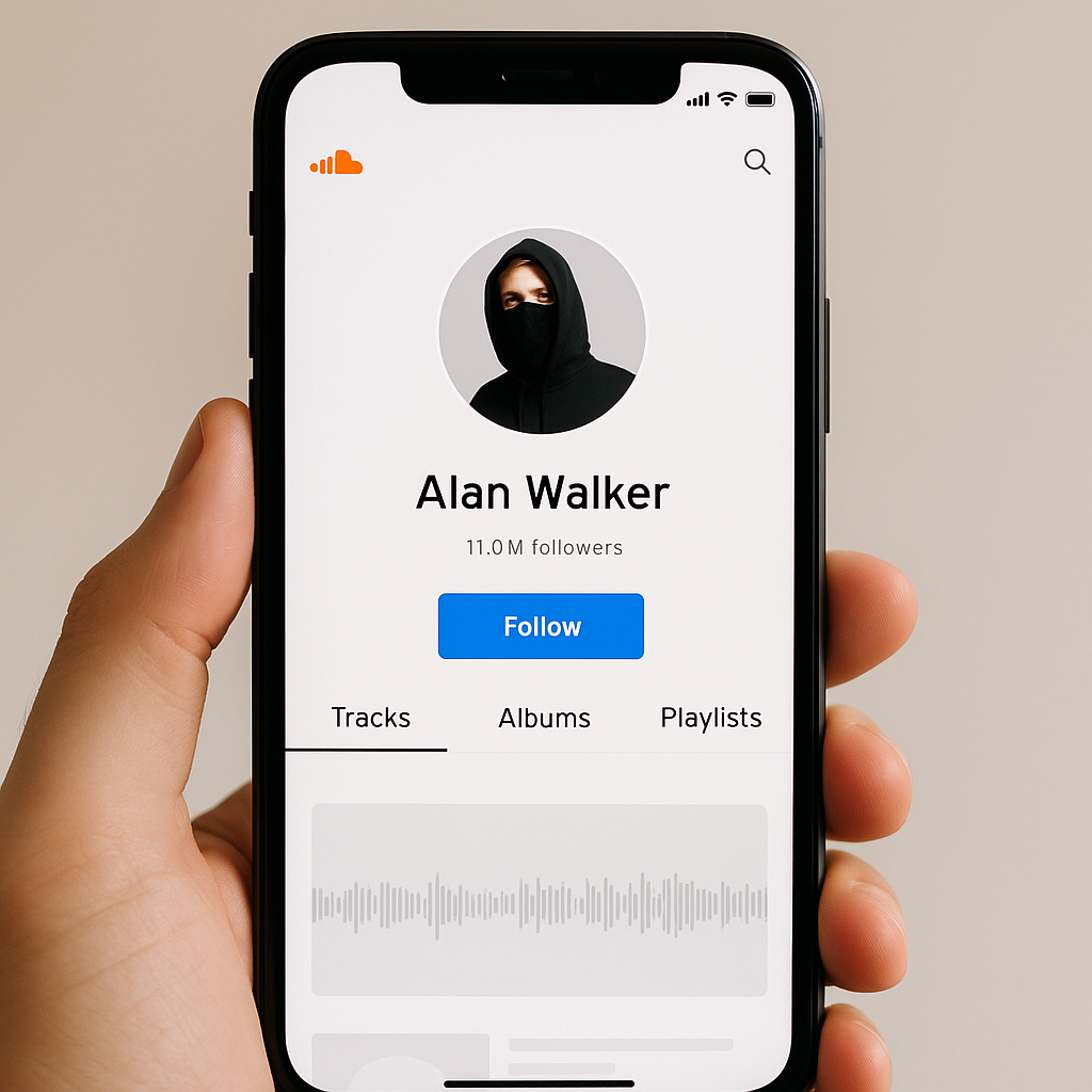 Cách theo dõi nghệ sĩ yêu thích trên SoundCloud