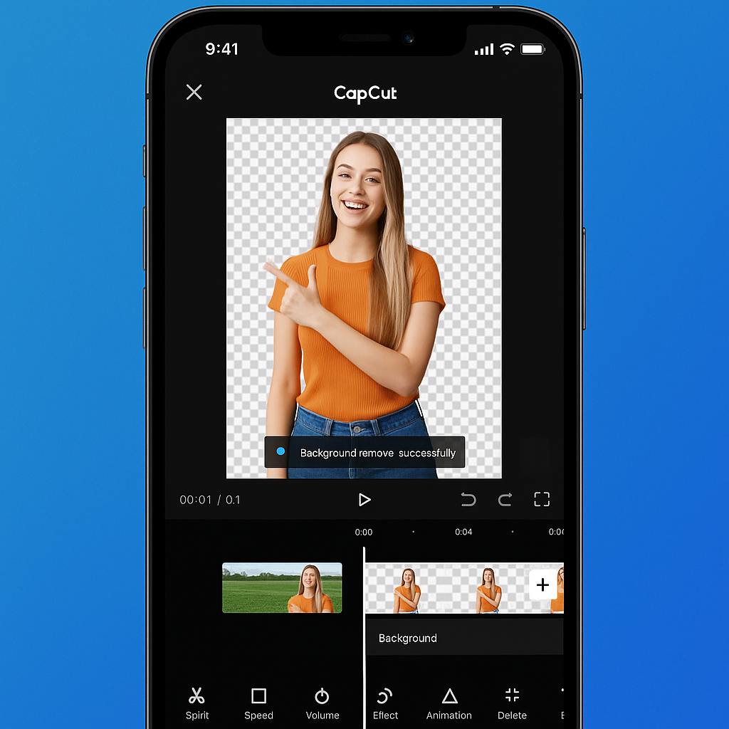 Cách xoá phông nền video bằng CapCut ngay trên iPhone – Không cần green screen