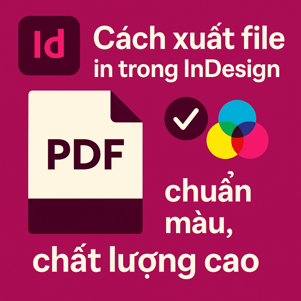 Cách xuất file in trong InDesign chuẩn màu, chất lượng cao