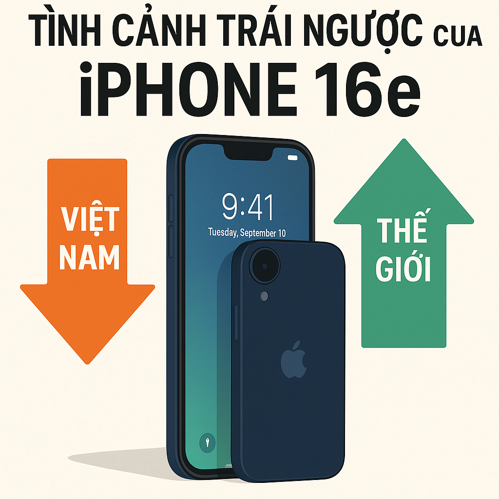 Tình cảnh trái ngược của iPhone 16e: Thế giới