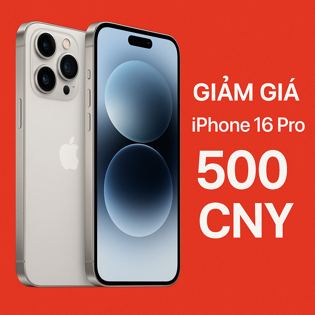 Apple Bất Ngờ Giảm Giá iPhone 16 Tại Trung Quốc – Tín Hiệu 