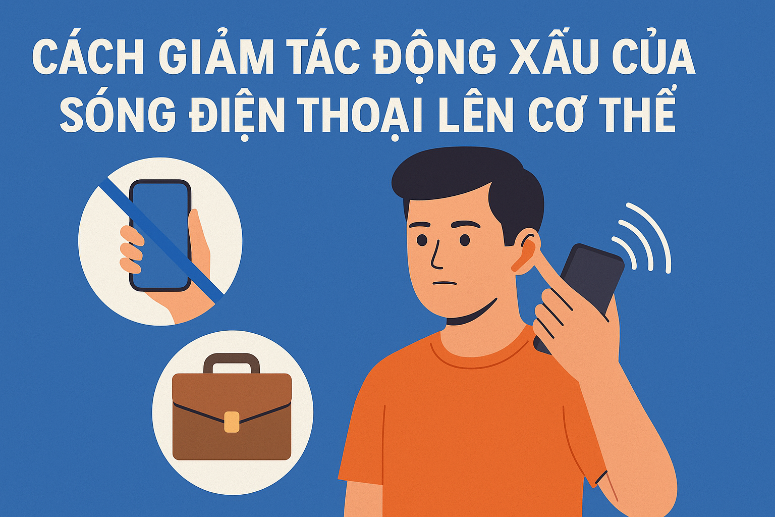 Cách giảm tác động xấu của sóng điện thoại lên cơ thể – Lưu ý quan trọng cho người dùng smartphone