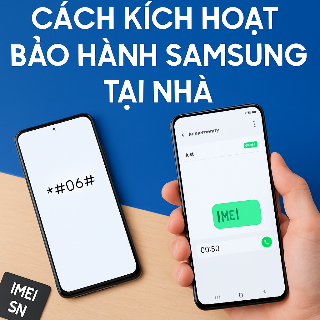 Hướng dẫn cách kích hoạt bảo hành Samsung tại nhà chi tiết nhất - từ Di Động 3 Tốt