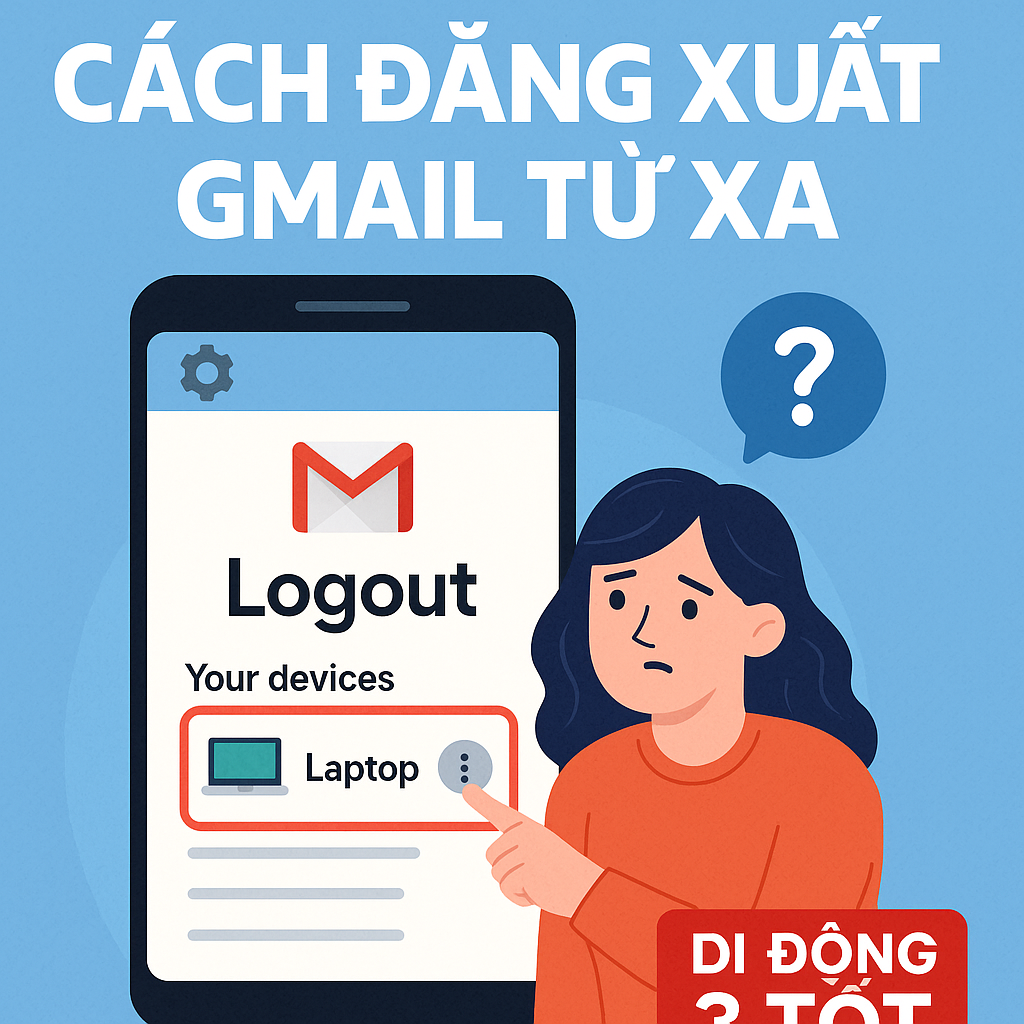 Cách đăng xuất Gmail từ xa giúp bảo vệ tài khoản của bạn