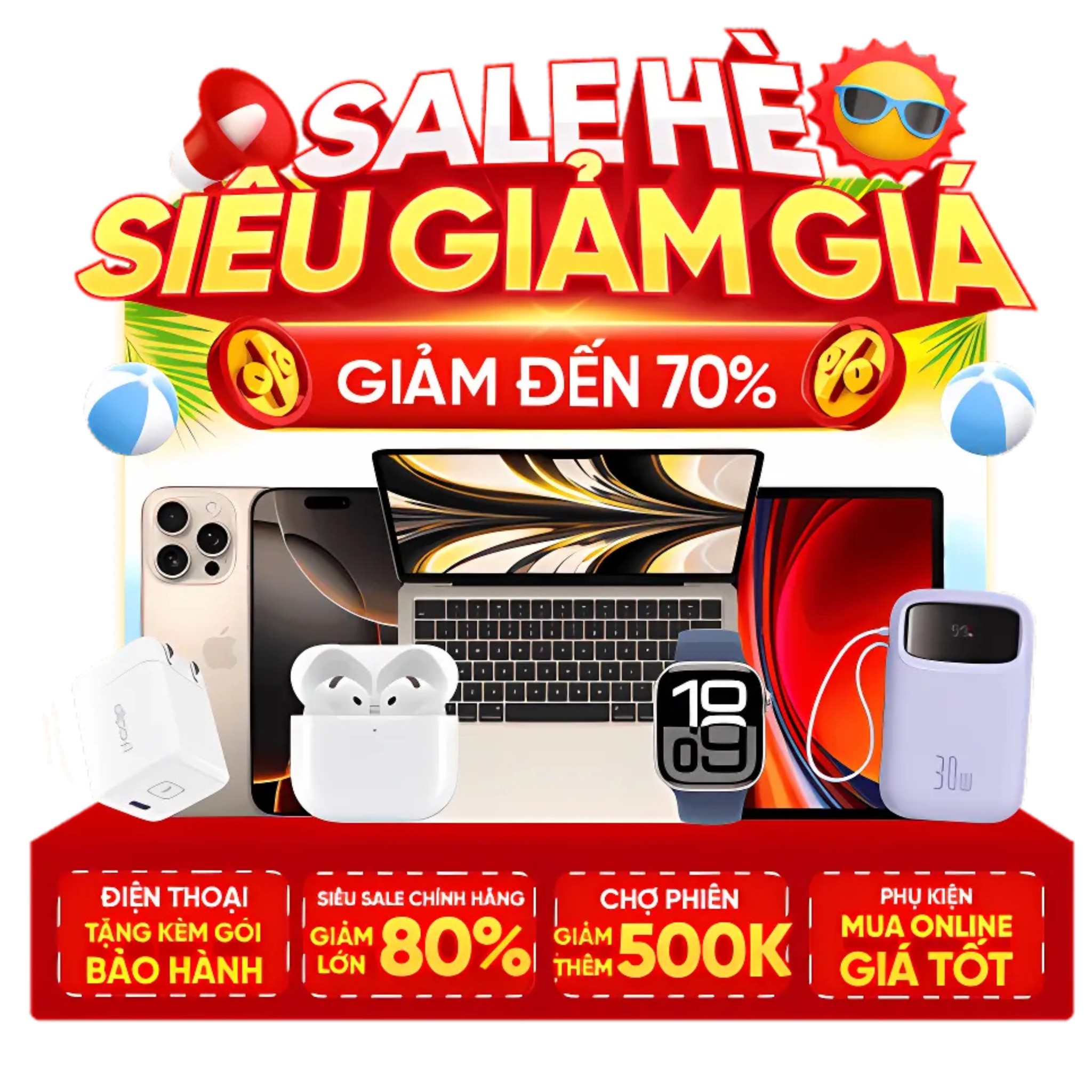 SALE HÈ SIÊU GIẢM GIÁ – GIẢM ĐẾN 70% TẠI DI ĐỘNG 3 TỐT!