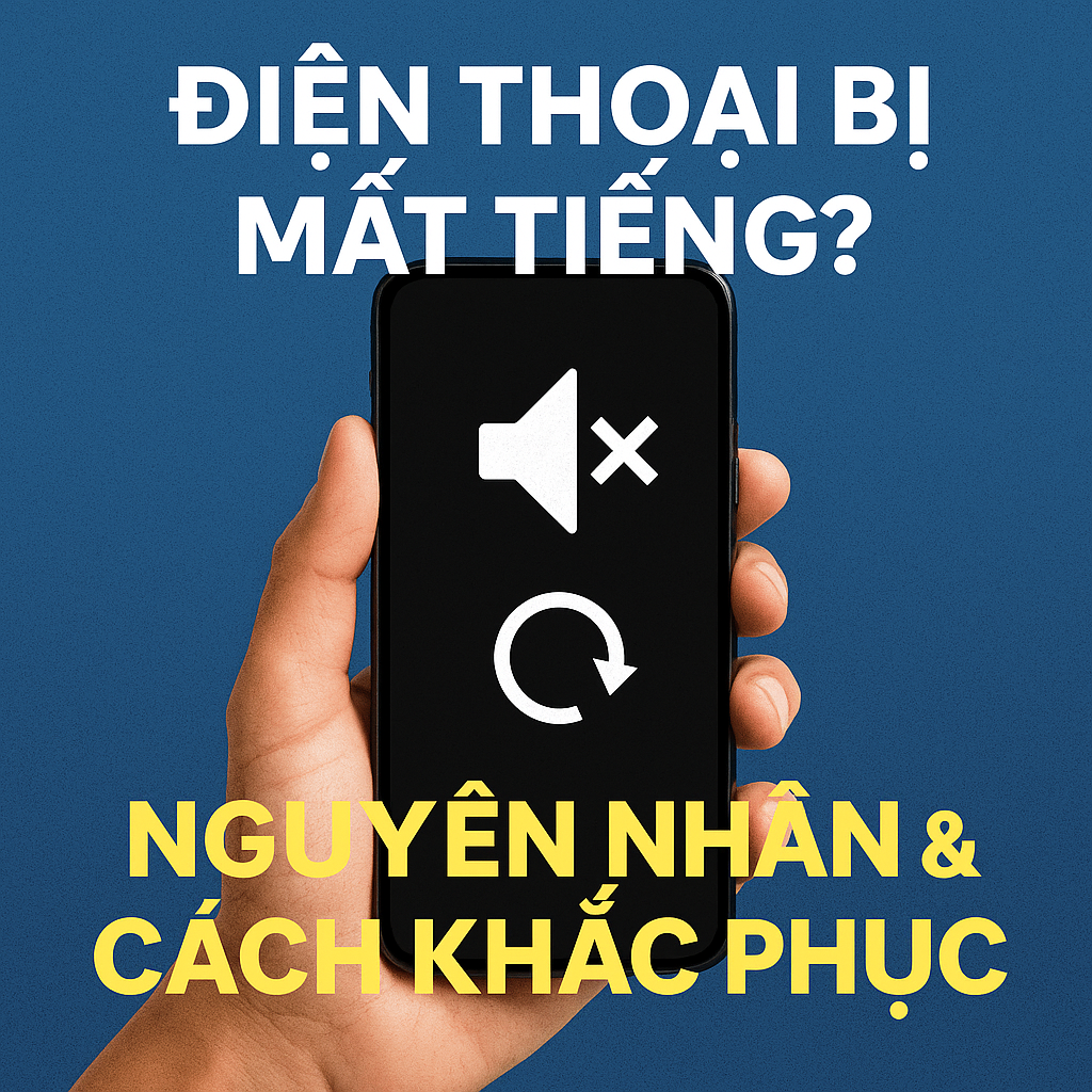 Điện thoại bị mất tiếng? Nguyên nhân & cách khắc phục hiệu quả tại nhà