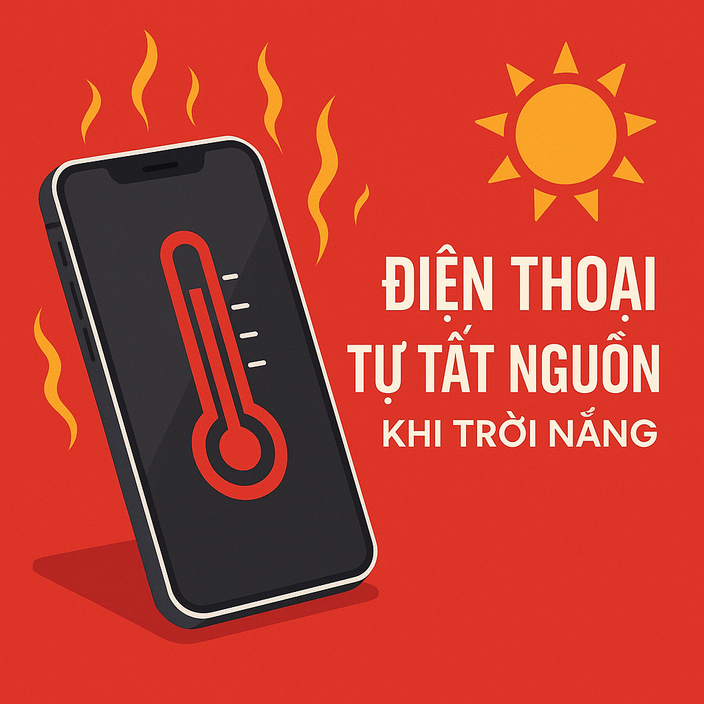 Điện thoại tự tắt nguồn khi trời nóng? Nguyên nhân và cách khắc phục hiệu quả