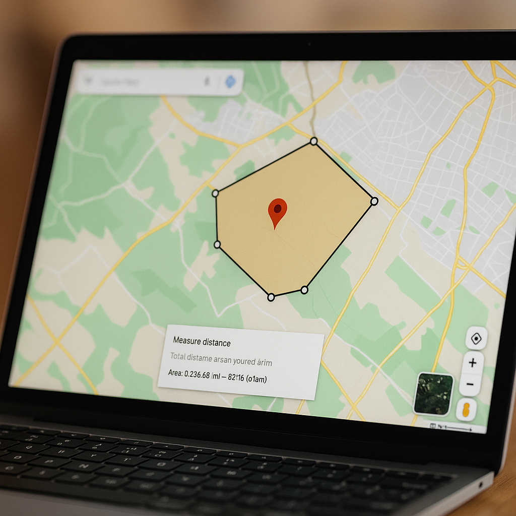 Cách đo diện tích trên Google Map đơn giản – Ai cũng làm được!