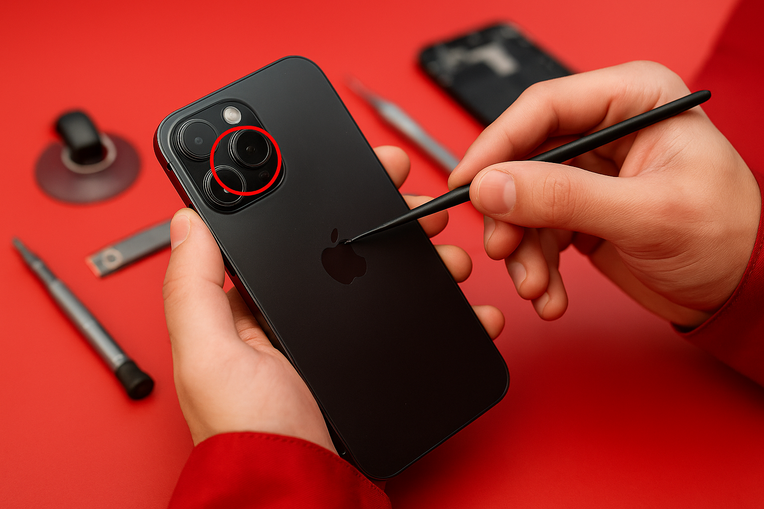 Đốm đen trên camera iPhone – Dấu hiệu cảnh báo hư hỏng nghiêm trọng