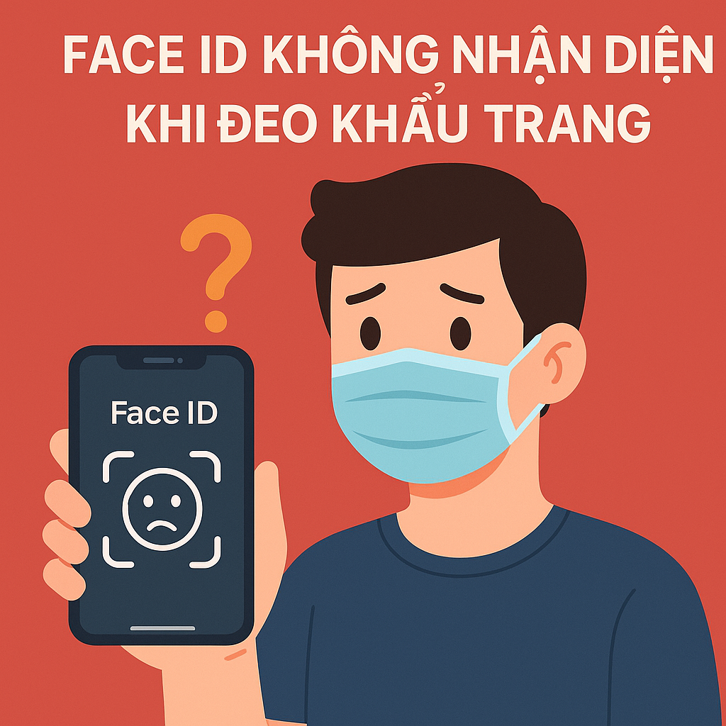 Face ID không nhận diện khi đeo khẩu trang – Cách khắc phục hiệu quả