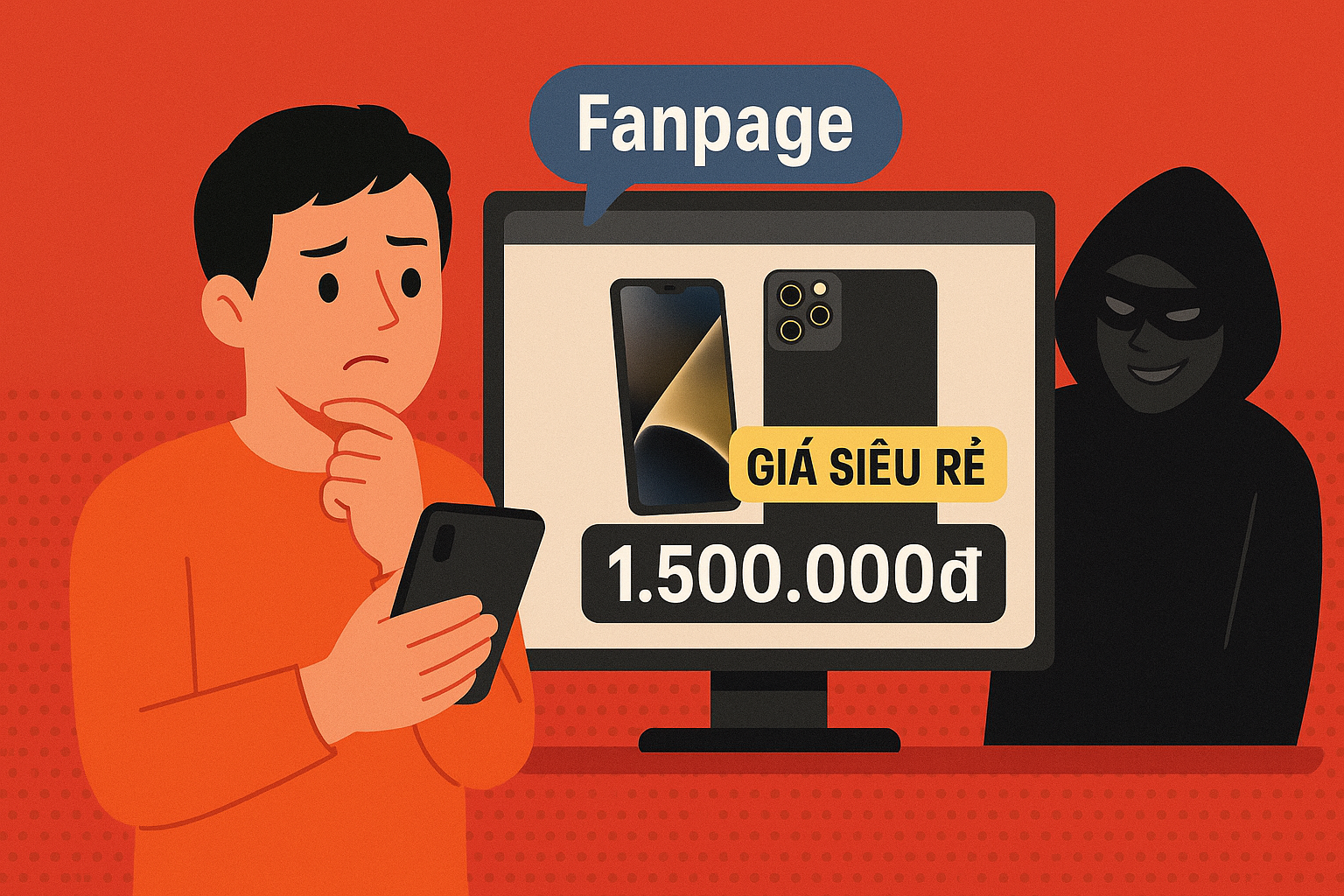 Lật tẩy chiêu trò lừa đảo mua điện thoại online siêu rẻ – Cẩn thận kẻo ôm cục gạch
