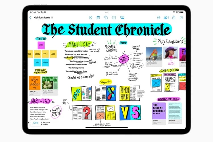 Freeform là gì? Khám phá ứng dụng sáng tạo cực hay trên iPhone