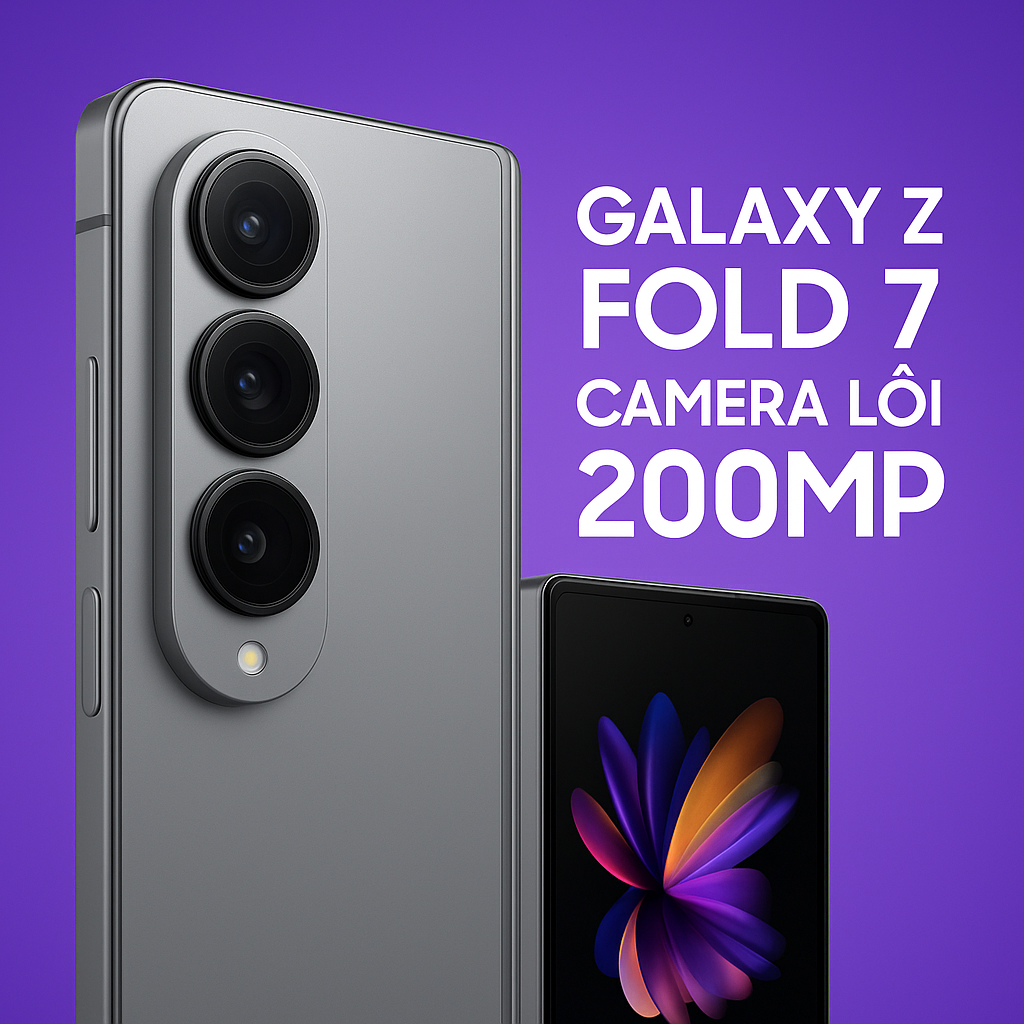 Galaxy Z Fold 7 rò rỉ thiết kế siêu mỏng cùng camera lồi 200MP khủng