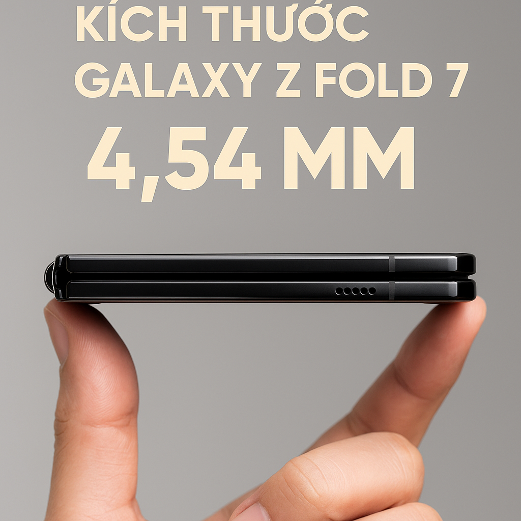 Galaxy Z Fold 7 lộ kích thước cực mỏng chỉ 4,54mm – Có phải là điện thoại gập mỏng nhất thế giới?