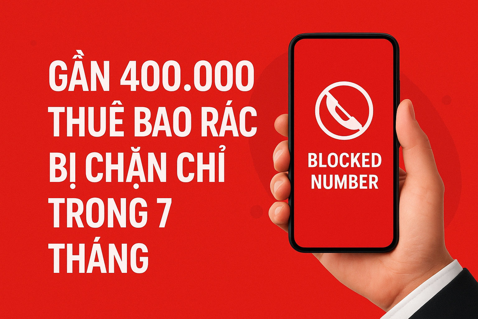 Gần 400.000 thuê bao rác bị chặn chỉ trong 7 tháng – Hành động mạnh tay bảo vệ người dùng viễn thông