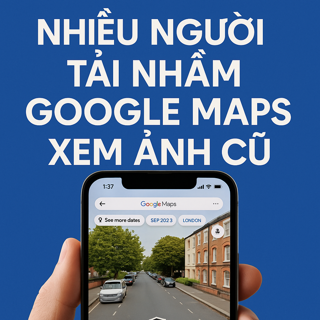 Nhiều người tải nhầm ứng dụng khi muốn xem ảnh cũ trên Google Maps – Cẩn trọng với app giả mạo