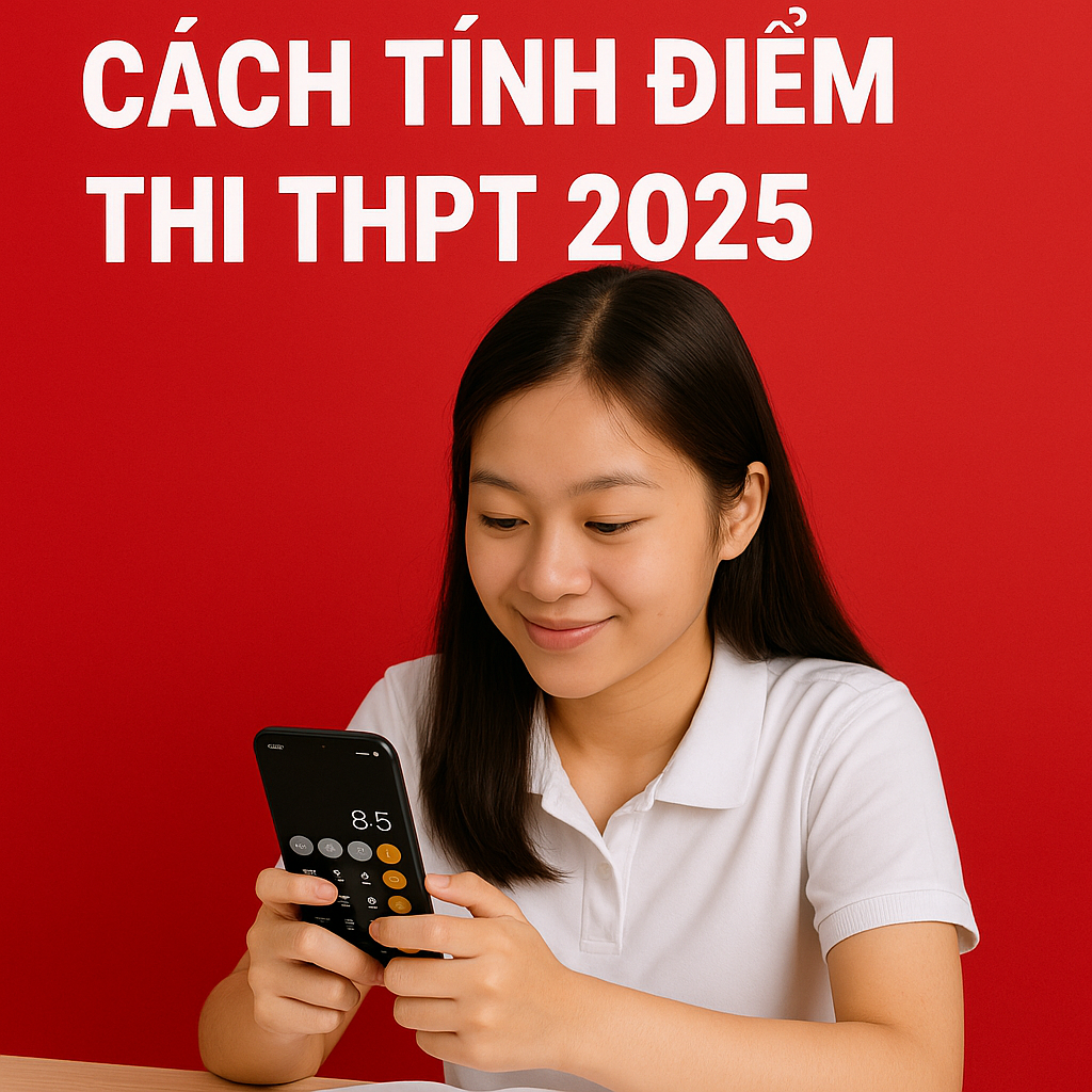 Hướng dẫn cách tính điểm thi THPT 2025 chính xác, cập nhật theo công thức mới