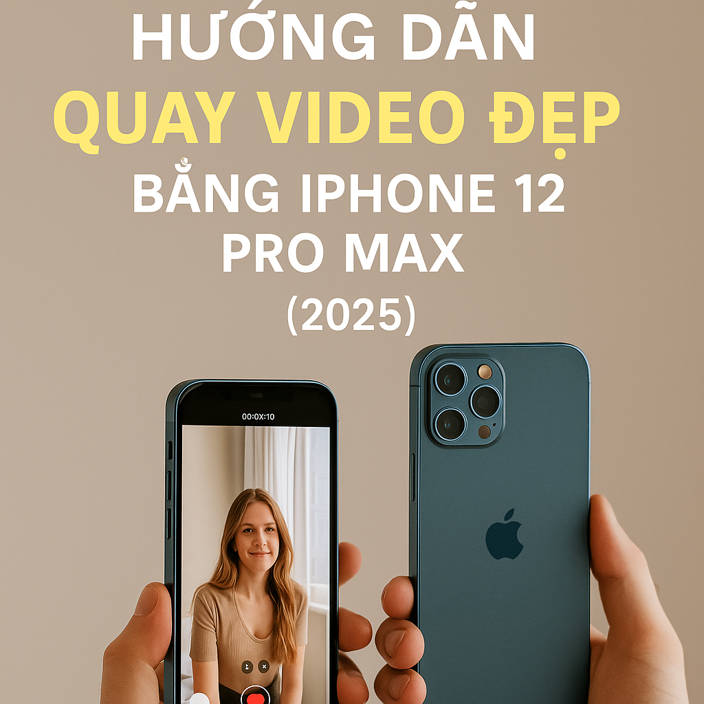 Hướng Dẫn Quay Video Đẹp Bằng iPhone 12 Pro Max – Không Cần Máy Quay Chuyên Nghiệp (2025)