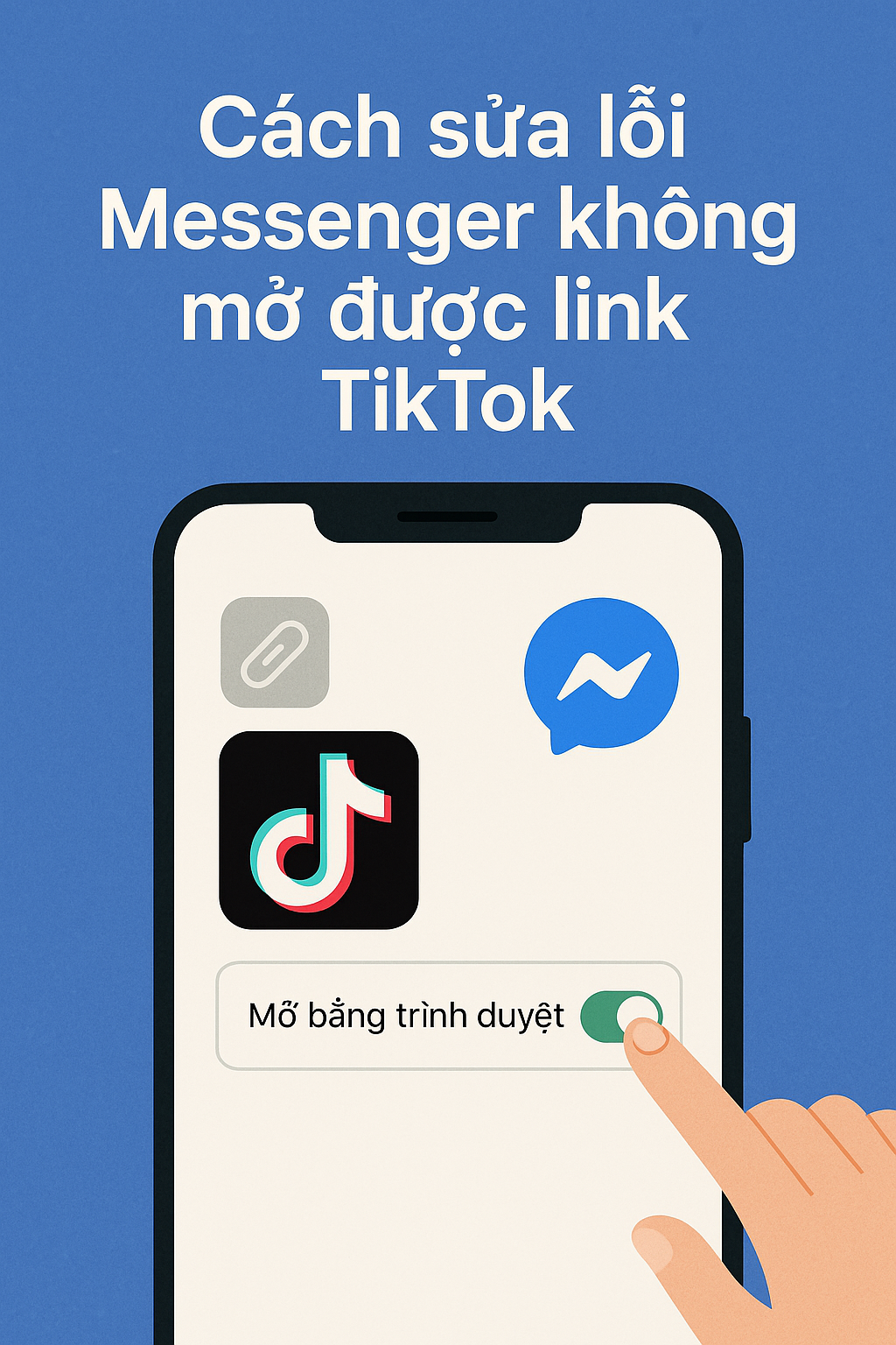 Hướng dẫn sửa lỗi Messenger không mở được link TikTok đơn giản mà cực hiệu quả