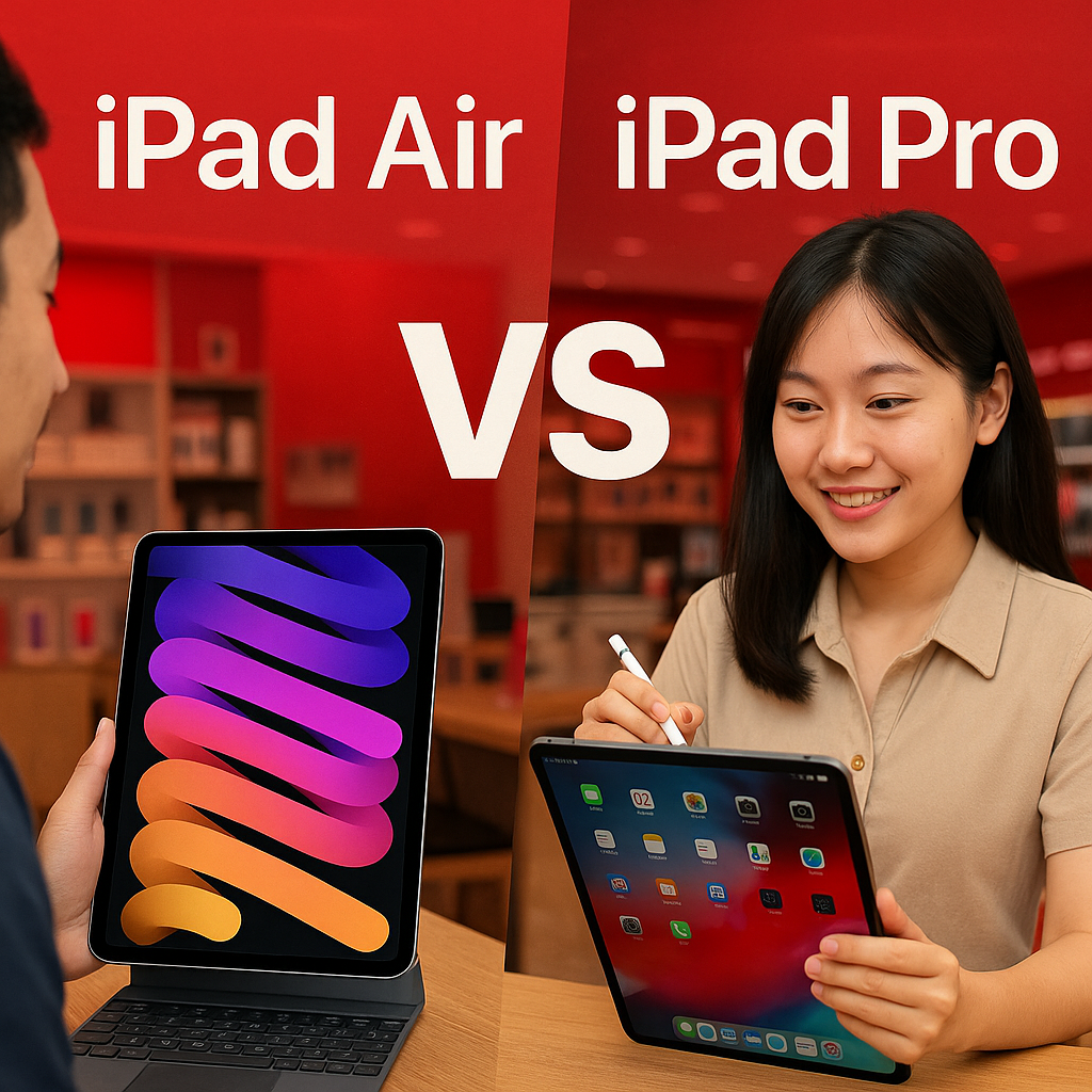iPad Air và iPad Pro khác nhau chỗ nào? Nên chọn dòng nào năm 2025?
