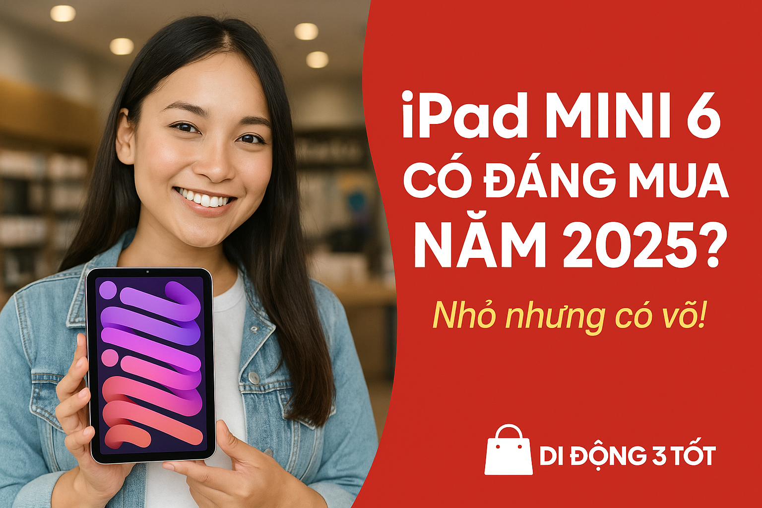 iPad mini 6 có đáng mua năm 2025? Nhỏ nhưng có võ!