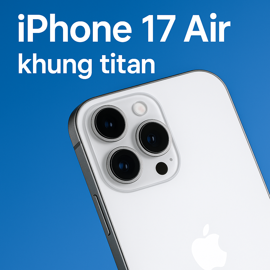 iPhone 17 Air có thể là mẫu duy nhất dùng khung titan trong năm nay – Chiến lược bất ngờ của Apple?