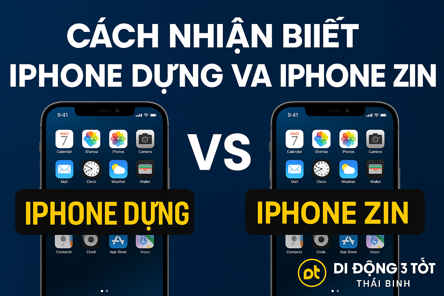 Cách nhận biết iPhone dựng và iPhone zin chính xác nhất 2025