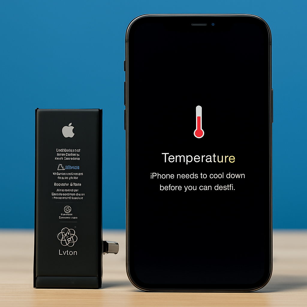 Thay pin iPhone xong bị nóng máy – Nguyên nhân và cách khắc phục