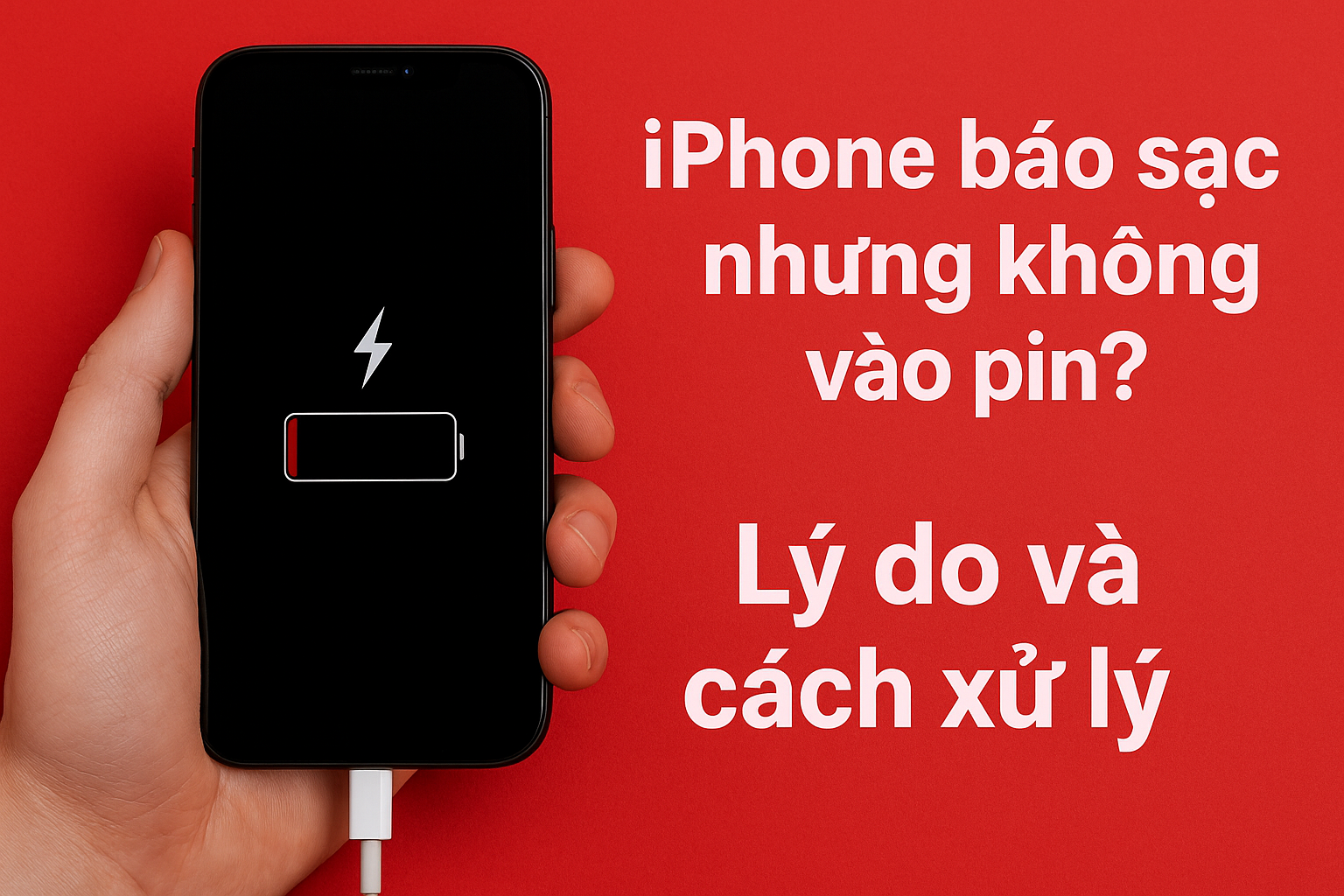 iPhone báo sạc nhưng không vào pin? Lý do thường gặp khi trời nóng và cách khắc phục chi tiết