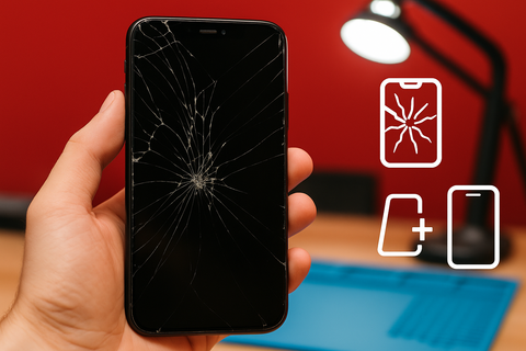 iPhone bị rơi nứt màn hình – Có cần thay nguyên bộ không?