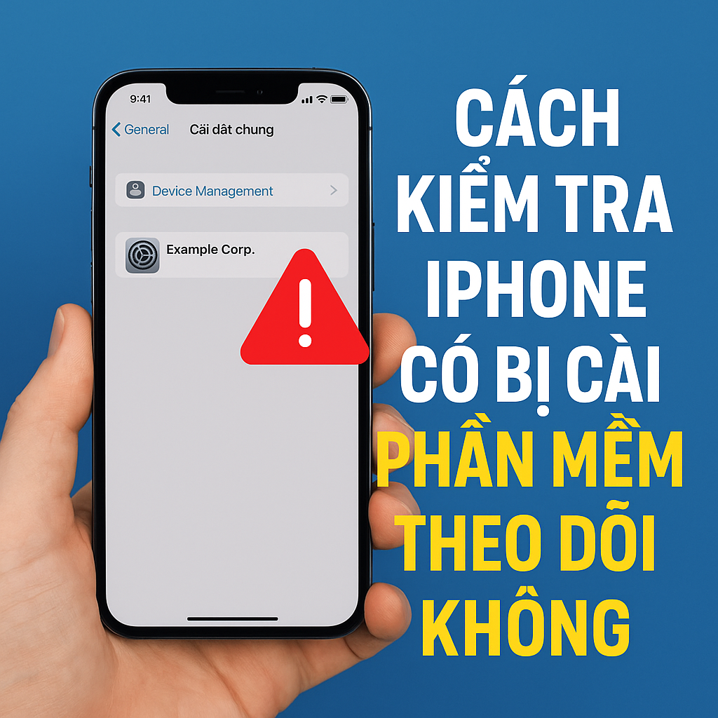 Cách kiểm tra iPhone có bị cài phần mềm theo dõi không