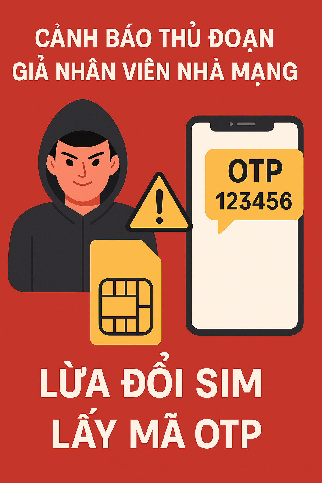 Cảnh báo lừa đảo giả danh công an, nhà mạng để chiếm đoạt tài sản