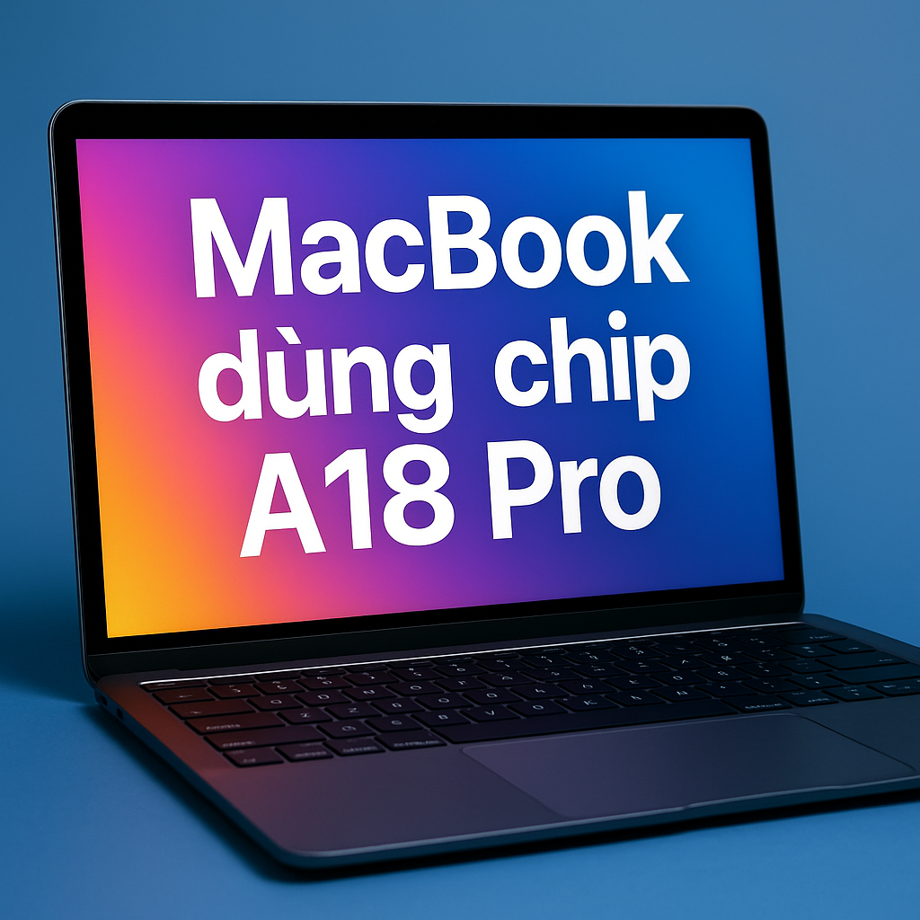 Apple chuẩn bị tung MacBook dùng chip A18 Pro – Bước ngoặt mới cho dòng máy tính phổ thông?