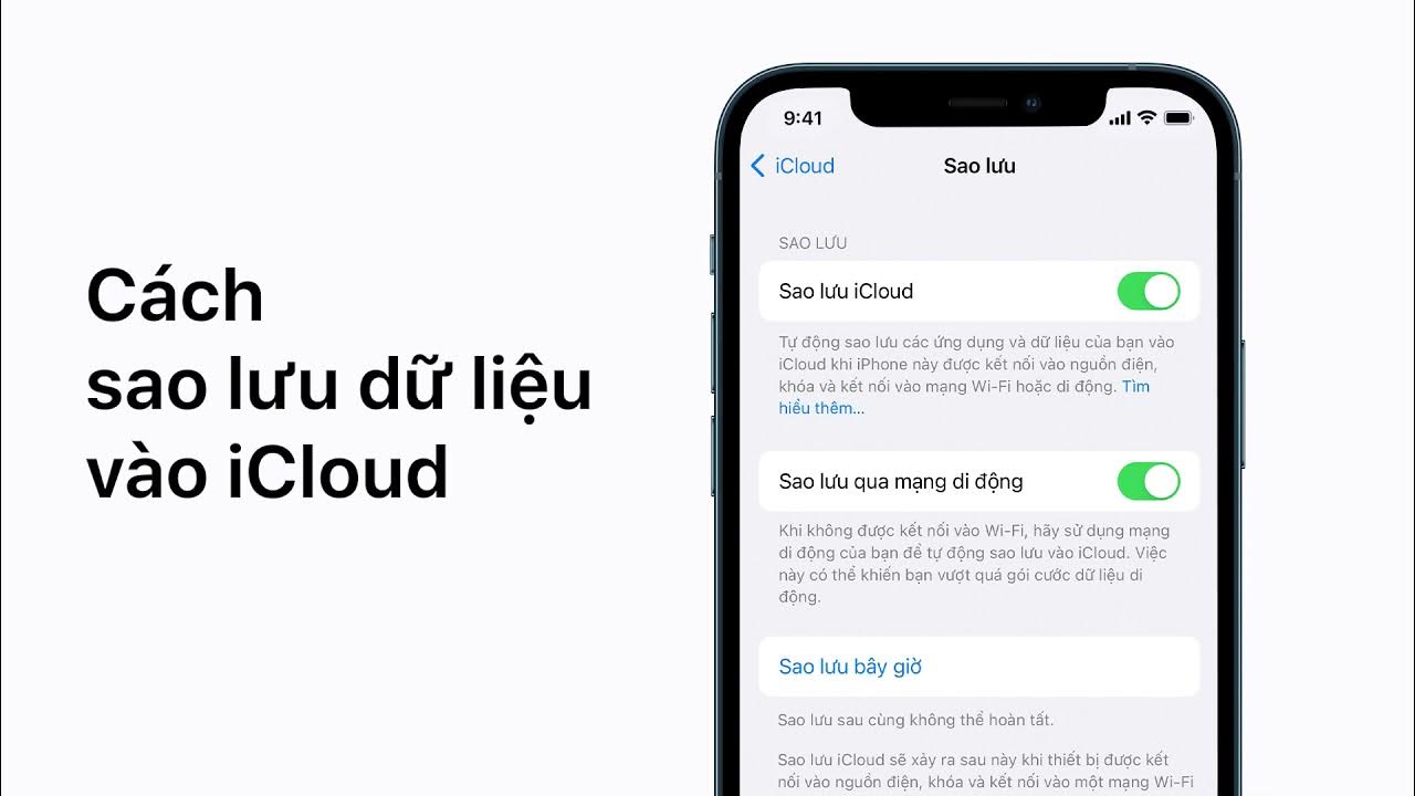 Cách sao lưu dữ liệu trên iPhone đơn giản, hiệu quả, nhanh chóng