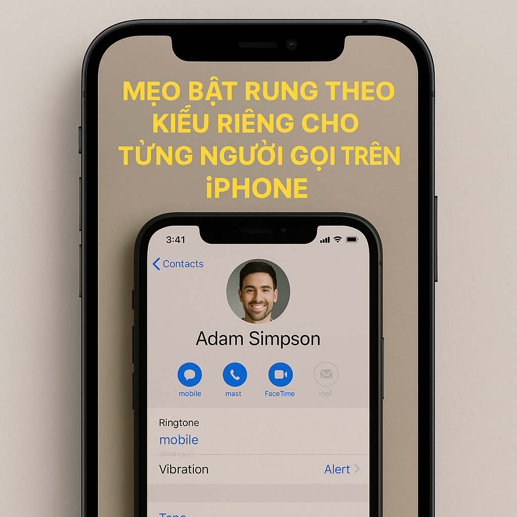 Mẹo bật rung theo kiểu riêng cho từng người gọi trên iPhone