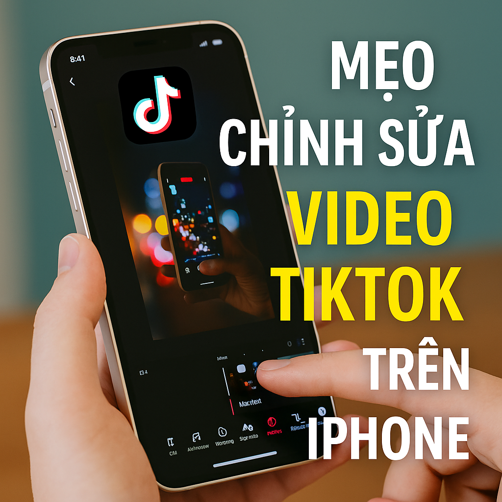 Mẹo chỉnh sửa video TikTok ngay trên iPhone cực đơn giản