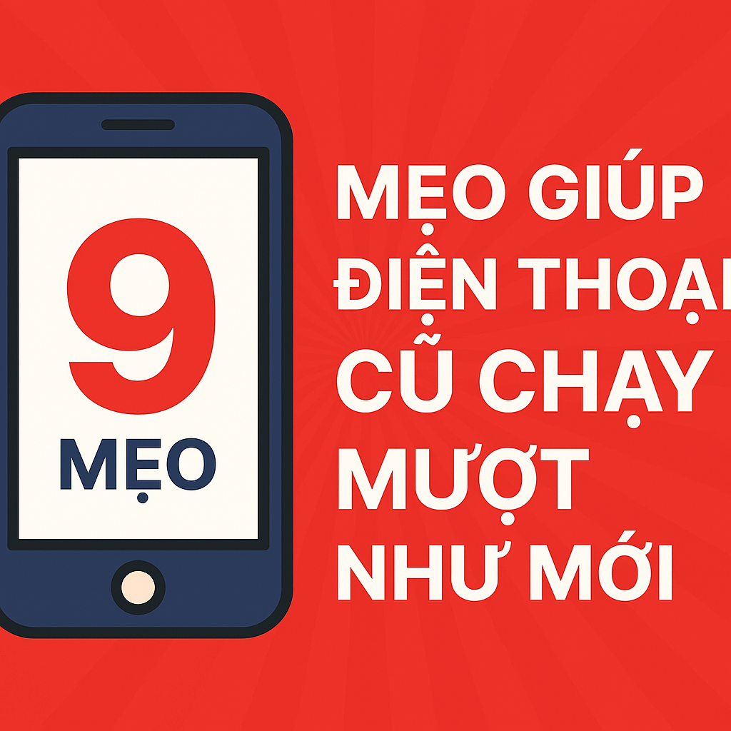 9+ Mẹo giúp điện thoại cũ chạy mượt như mới – Ai dùng máy cũ cũng nên biết!