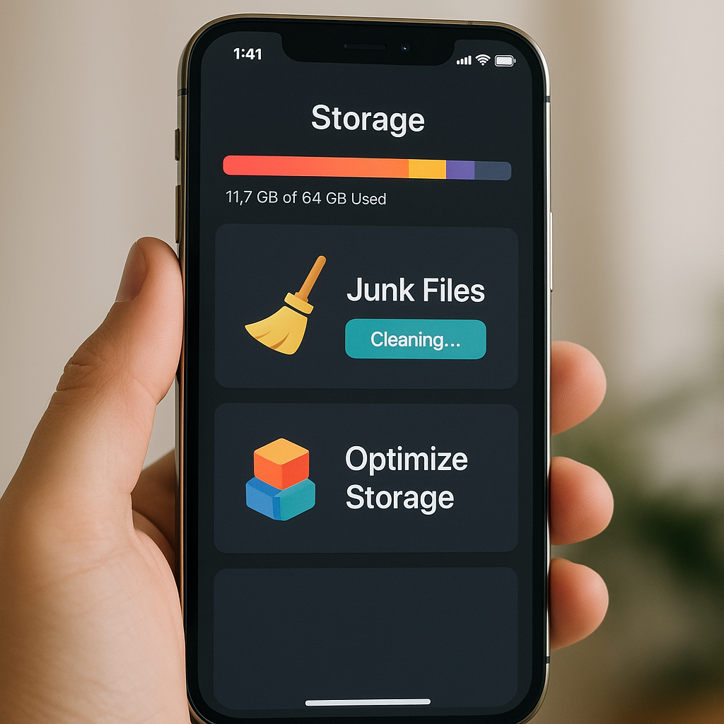 Mẹo quản lý dung lượng iPhone: Xóa rác & tối ưu bộ nhớ