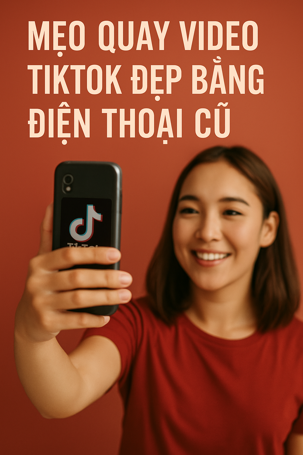 Mẹo quay video TikTok đẹp, nét căng bằng điện thoại cũ