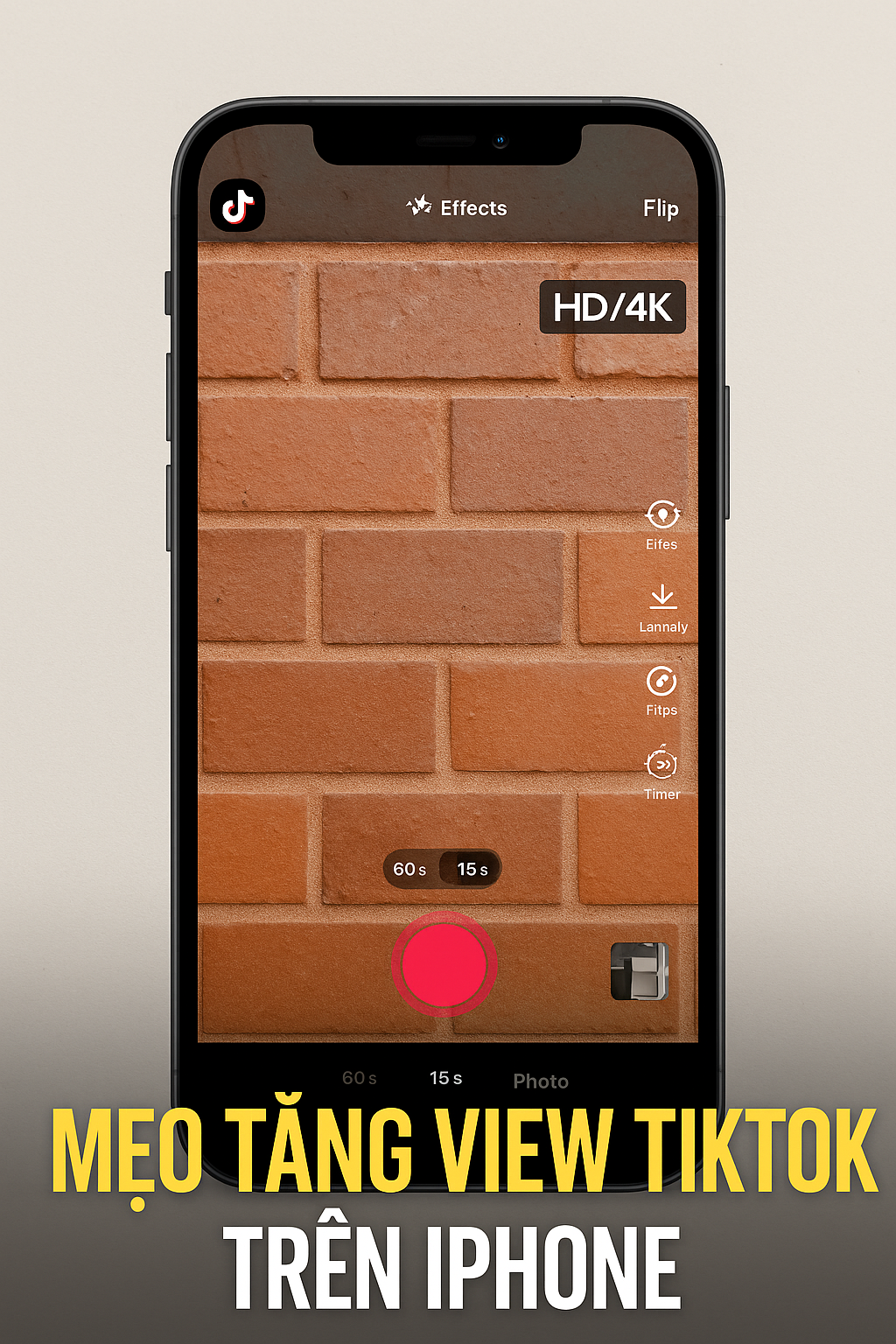 Mẹo tăng view TikTok nhờ chỉnh chất lượng quay trên iPhone