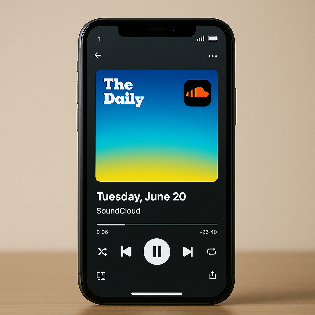Nghe podcast trên SoundCloud – Giải pháp cho người bận rộn