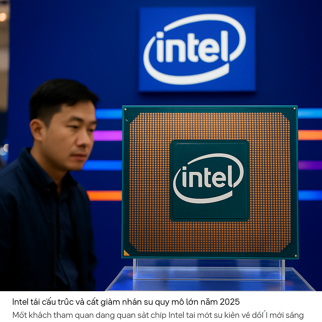 Intel cắt giảm 14.500 nhân sự, tái cấu trúc toàn diện để vượt khủng hoảng