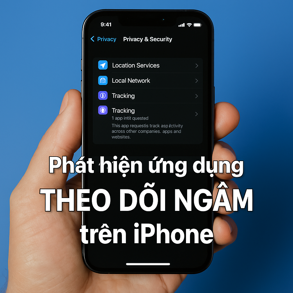 Hướng dẫn kiểm tra ứng dụng theo dõi ngầm trên iPhone và cách vô hiệu hóa