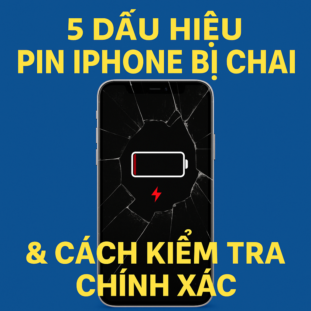 5 Dấu Hiệu Pin iPhone Bị Chai & Cách Kiểm Tra Chính Xác
