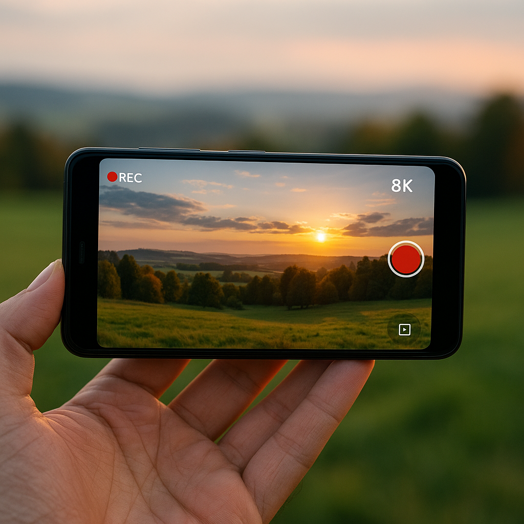 Quay video 4K/8K mượt mà trên điện thoại Android – Di Động 3 Tốt