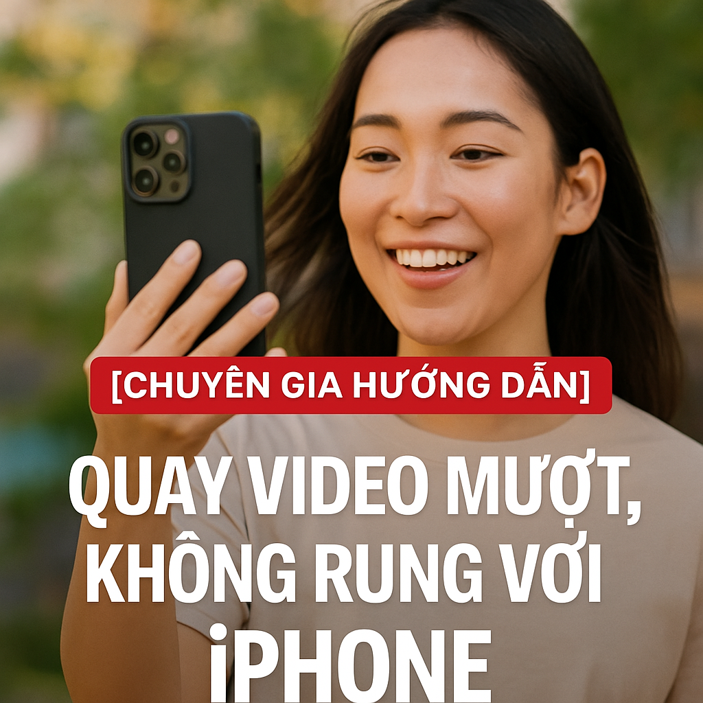 Quay Video Mượt, Không Rung Với iPhone – Không Cần Gimbal