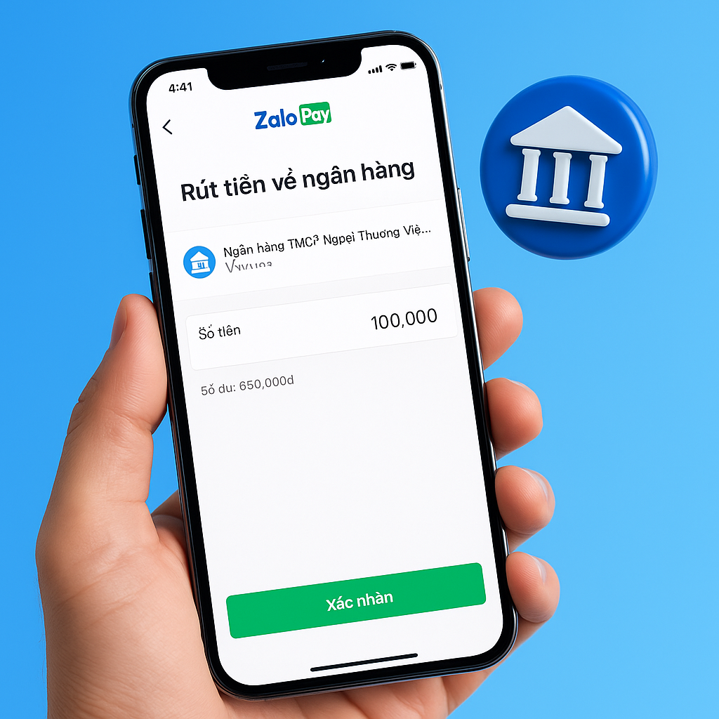 Rút tiền từ ZaloPay về tài khoản ngân hàng nhanh nhất